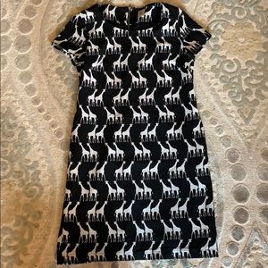 Black Anthropologie shift dress, sz S